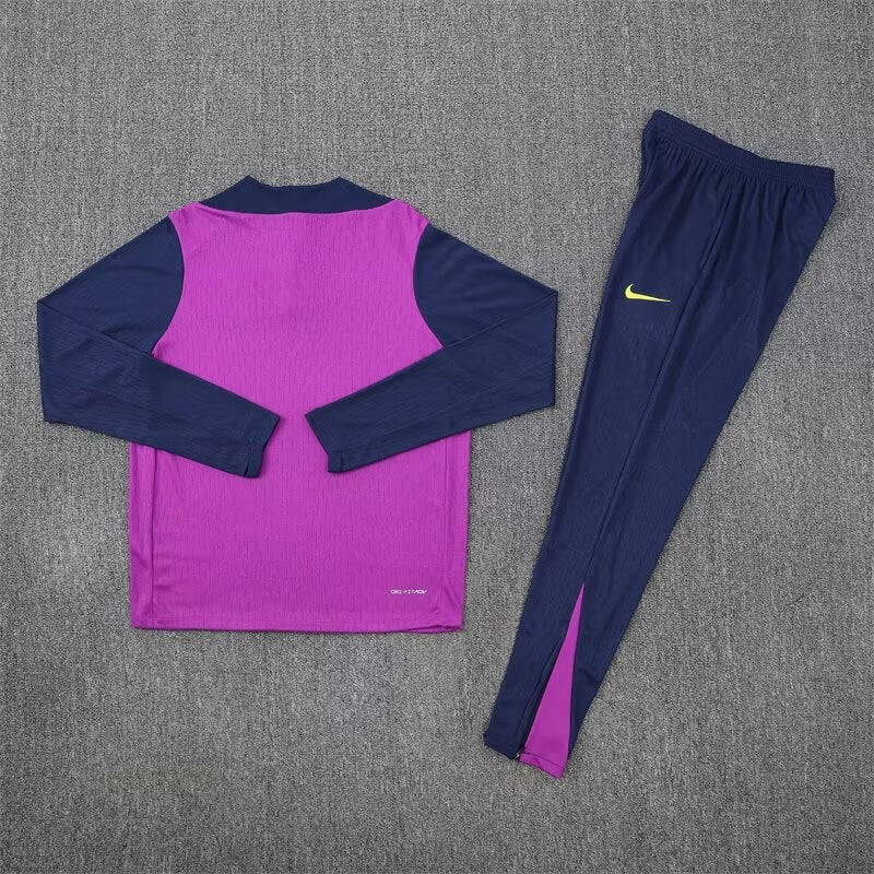Barcelona Player Training Tracksuit Long Yollow (Kids And Man ) 2025/2026
