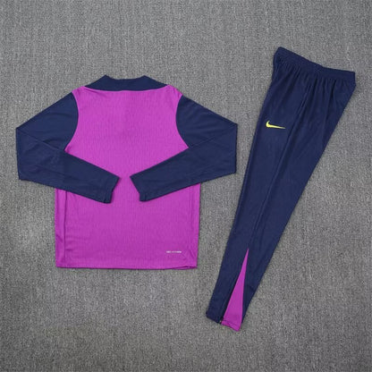 Barcelona Player Training Tracksuit Long Yollow (Kids And Man ) 2025/2026