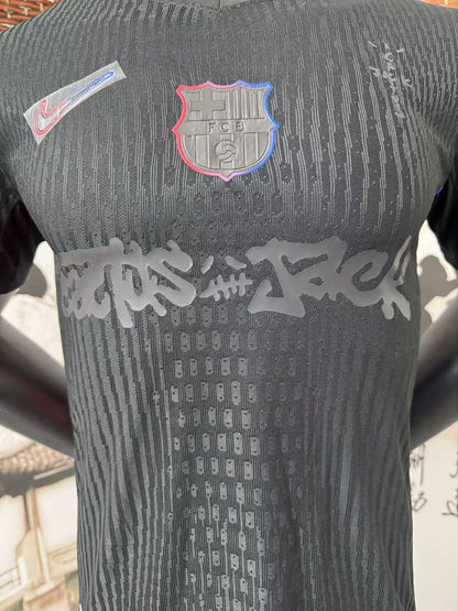 Barcelona Away Travis Scott Co Branded Version Special Edition Player Football Jersey 2025/2026
