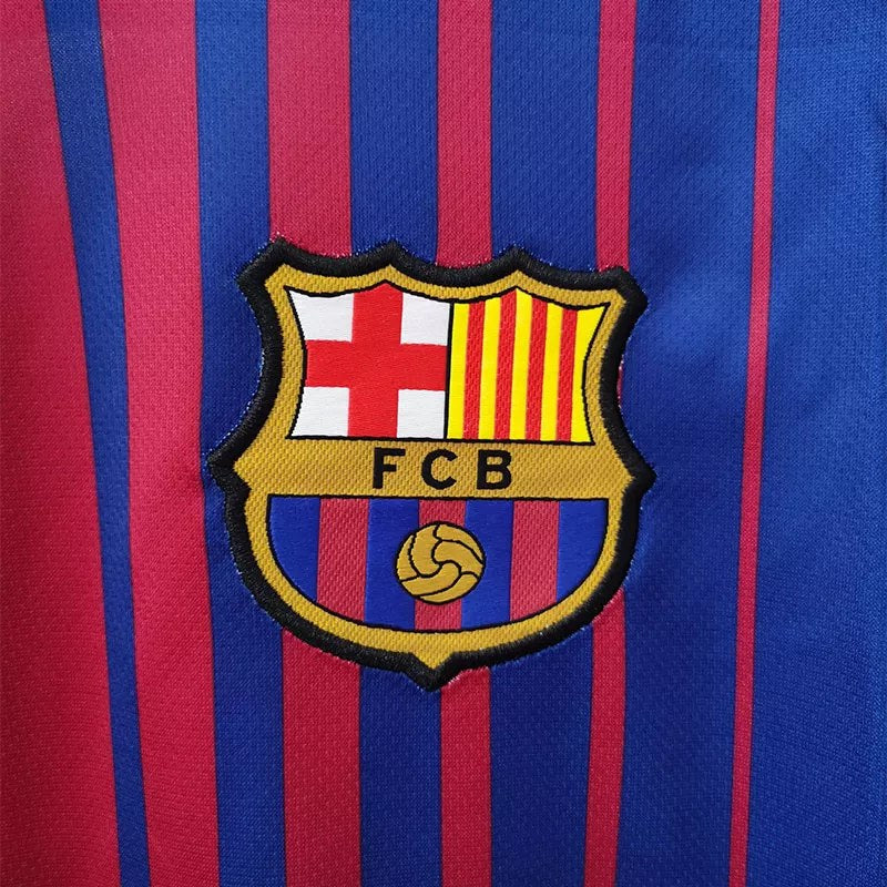 Retro Barcelona Home Football Jersey 2017 2018