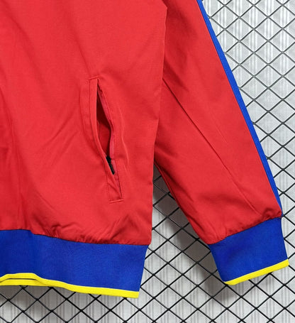 Retro Barcelona Windbreaker Red Football Jersey 2010/2011