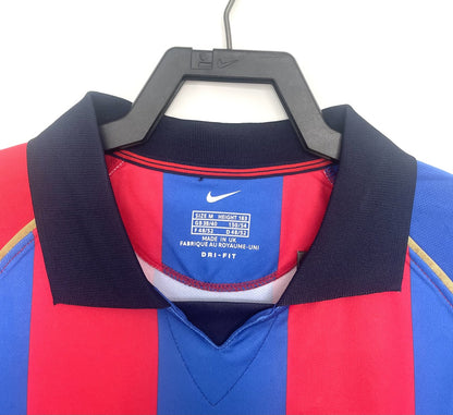 Retro Barcelona Home Football Jersey 2001/2002
