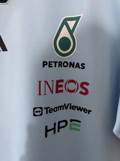 F1 Mercedes-Benz Blue Short Sleeve Racing Suit 2026