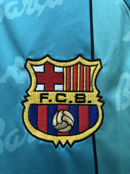 Retro Barcelona Away Long Sleeve Football Jersey 1996/1997
