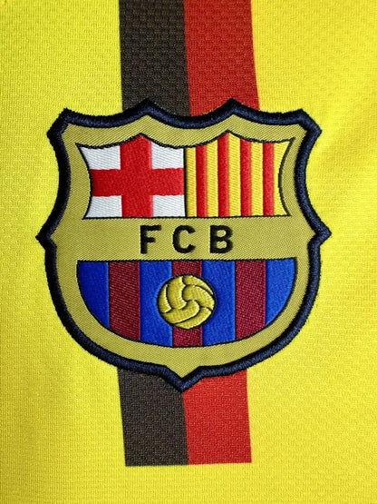 Retro Barcelona Away Long Sleeve Football Jersey 2008/2009