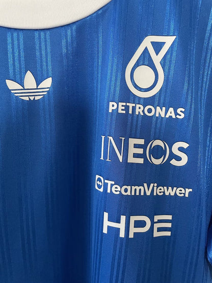 F1 Mercedes-Benz Blue Short Sleeve Racing Suit 2026