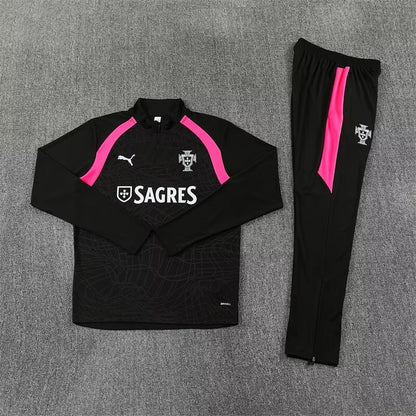 Portugal Training Tracksuit Black (Kids And Man 10-2XL) 2026/2027