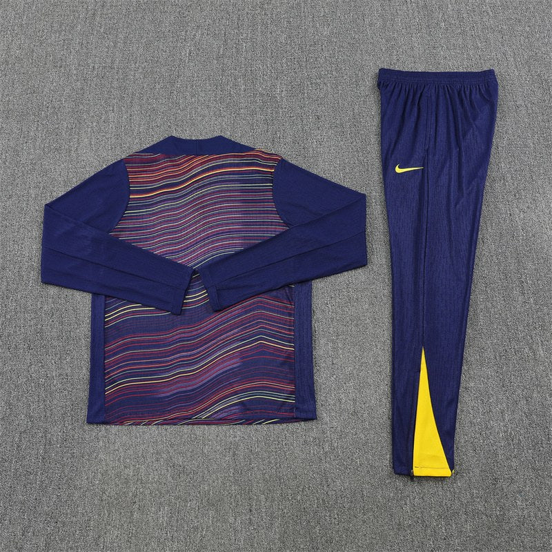 Barcelona Training Tracksuit Long White (Kids And Man ) 2025/2026