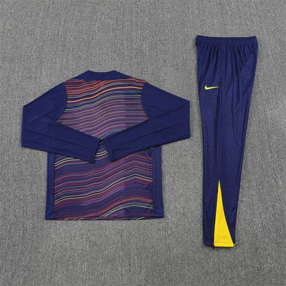 Barcelona Training Tracksuit Long White (Kids And Man ) 2025/2026