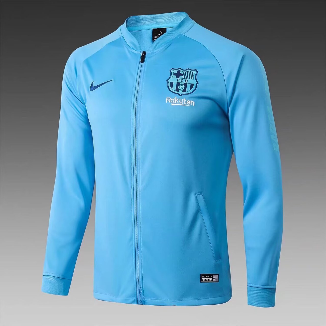 Barcelona Jacket Tracksuit Blue Football Jersey 2019/2020