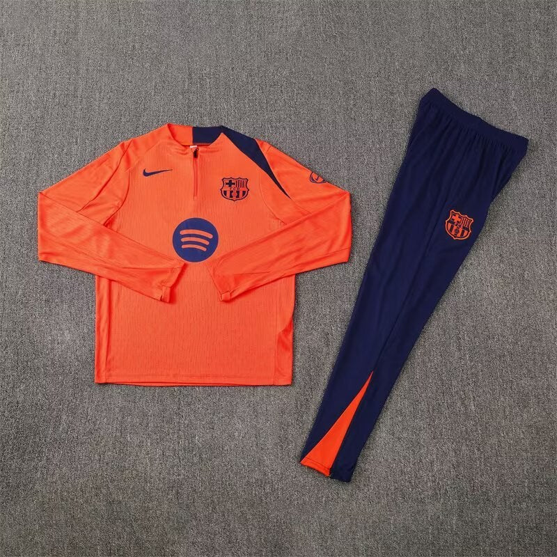 Barcelona Training Tracksuit Orange (Kids And Man ) 2025/2026