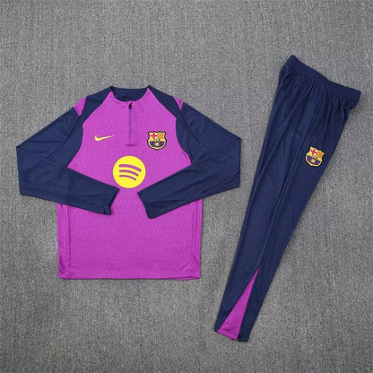 Barcelona Player Training Tracksuit Long Yollow (Kids And Man ) 2025/2026