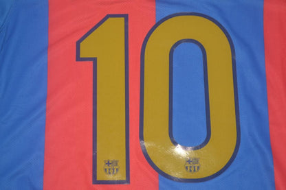 Retro Barcelona Long Home Football Jersey 2006/2007