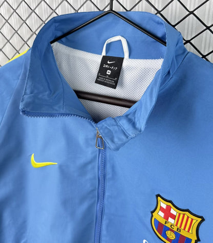 Retro Barcelona Windbreaker Blue Football Jersey 2015/2016