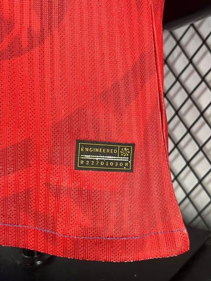 Barcelona Home Long Travis Scott Co Branded Version Special Edition Player Football Jersey 2025/2026
