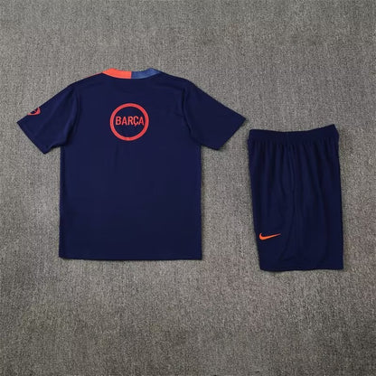 Barcelona Training Fans Kits Blue Football Jersey 2025/2026 (Kids And Man )