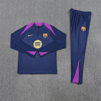 Barcelona Player Training Tracksuit Blue (Kids And Man ) 2025/2026