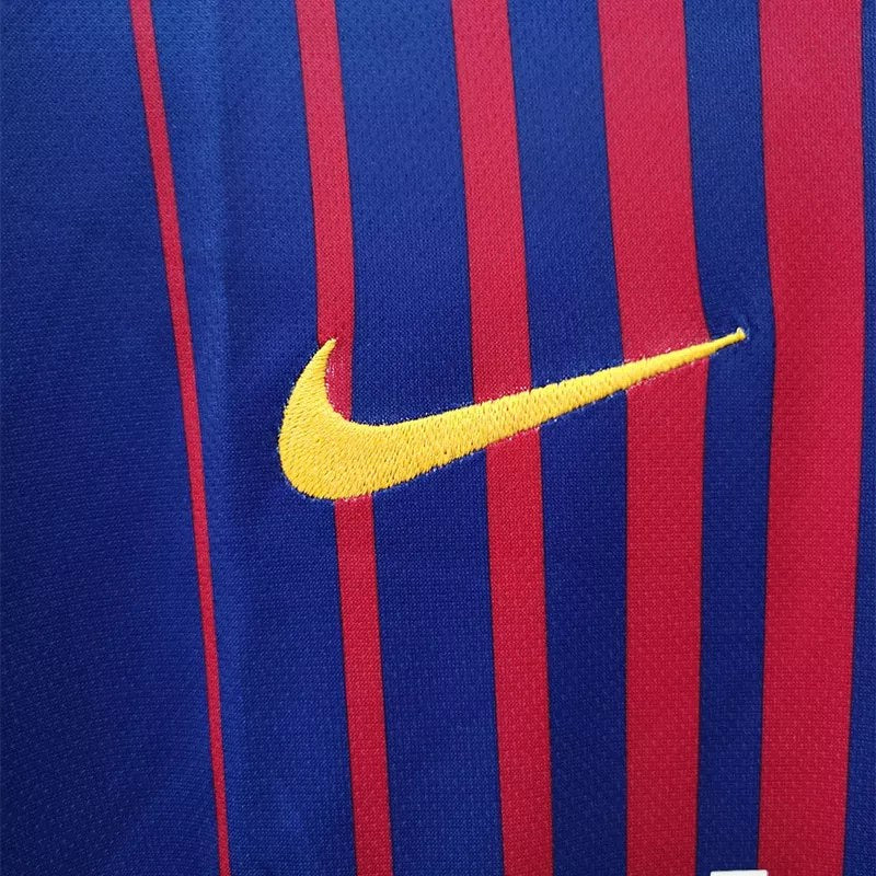 Retro Barcelona Home Football Jersey 2017 2018