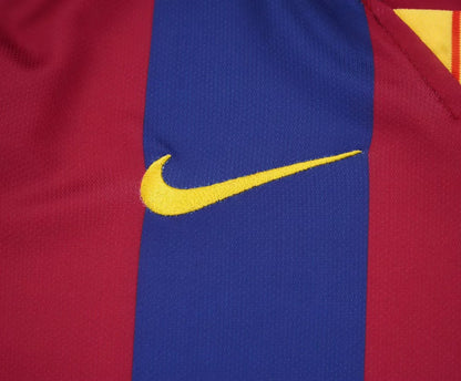 Retro Barcelona Long Home Kids Football Jersey 2014/2015
