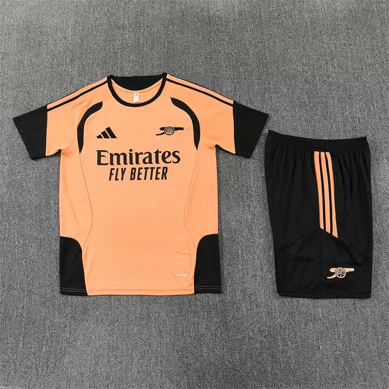 Arsenal Training Fans Kits Yellow Football Jersey 2025/2026 (Kids And Man ) (16-2XL)