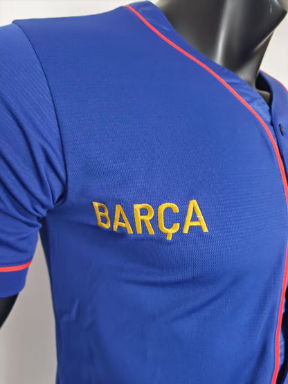 MLB Barcelona Baseball Blue Jerseys 2025/2026