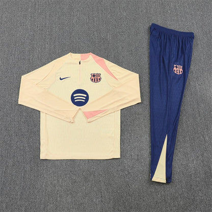 Barcelona Training Tracksuit Yollow (Kids And Man ) 2025/2026