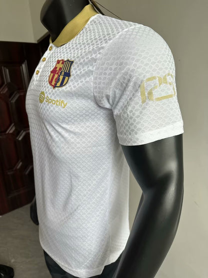 Barcelona Training Clothes White Player Football Jersey 2025/2026