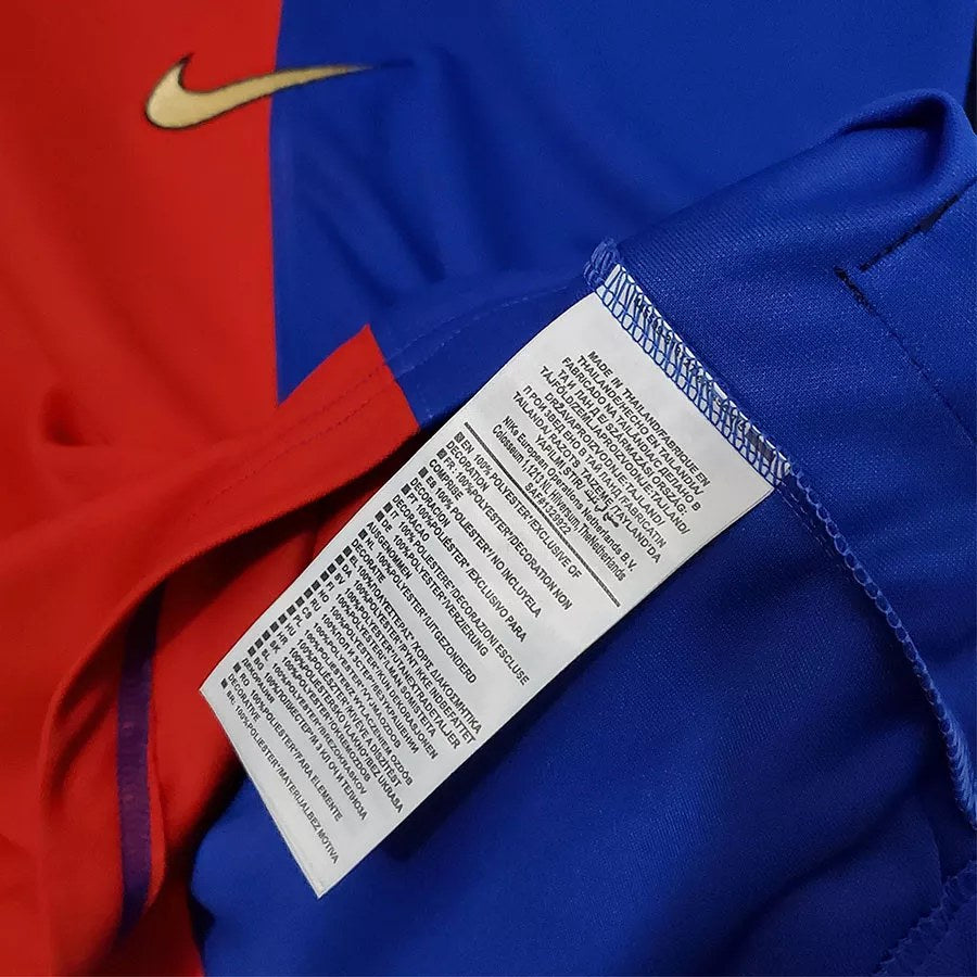 Retro Barcelona 100Th Anniversary Version Home Football Jersey