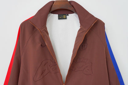 Barcelona Windbreaker Coffee Football Jersey 2025/2026