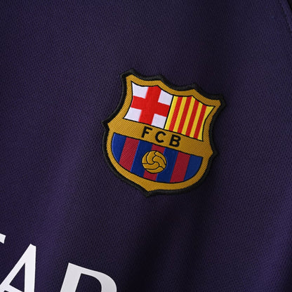 Retro Barcelona Long Away Fans Football Jersey 2016 2017