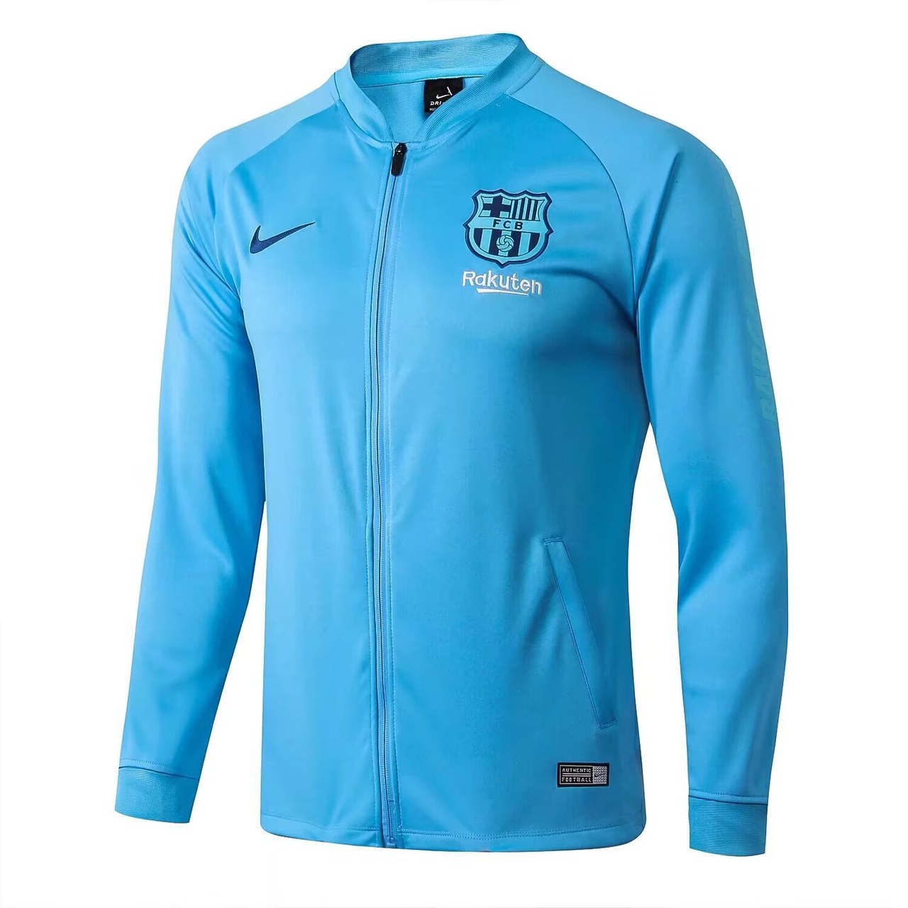 Barcelona Jacket Tracksuit Blue Football Jersey 2019/2020