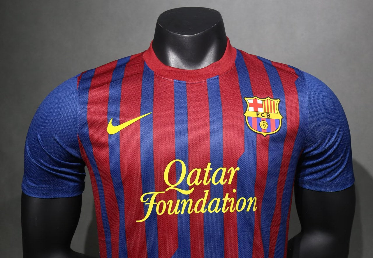 Retro Barcelona Home Player Football Jersey 2011/2012