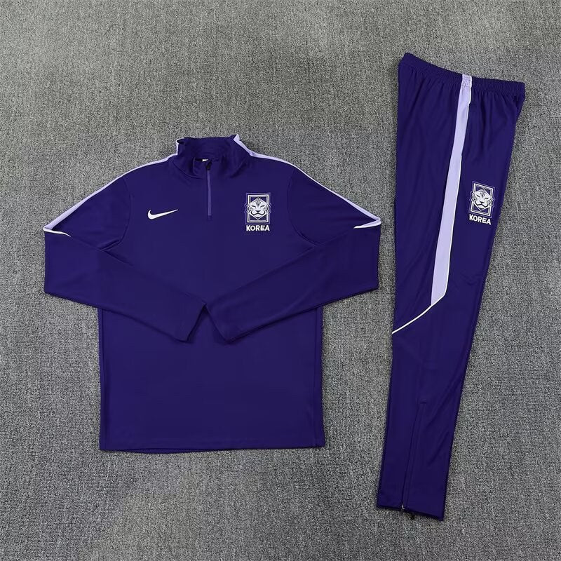 South Korea Training Tracksuit Black (Kids And Man 10-2XL) 2026/2027
