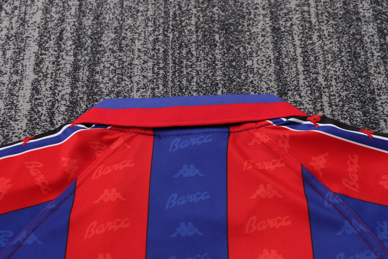Retro Barcelona Home Kids Football Jersey 1996/1997