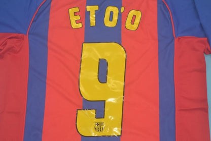 Retro Barcelona Home Football Jersey 2004/2005