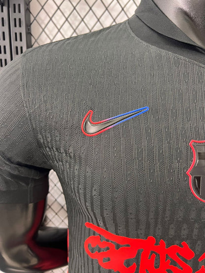 Barcelona Away Travis Scott Co Branded Version Special Edition Player Football Jersey 2025/2026