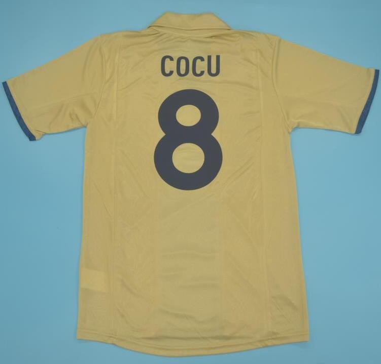 Retro Barcelona Away Football Jersey 2001/2002