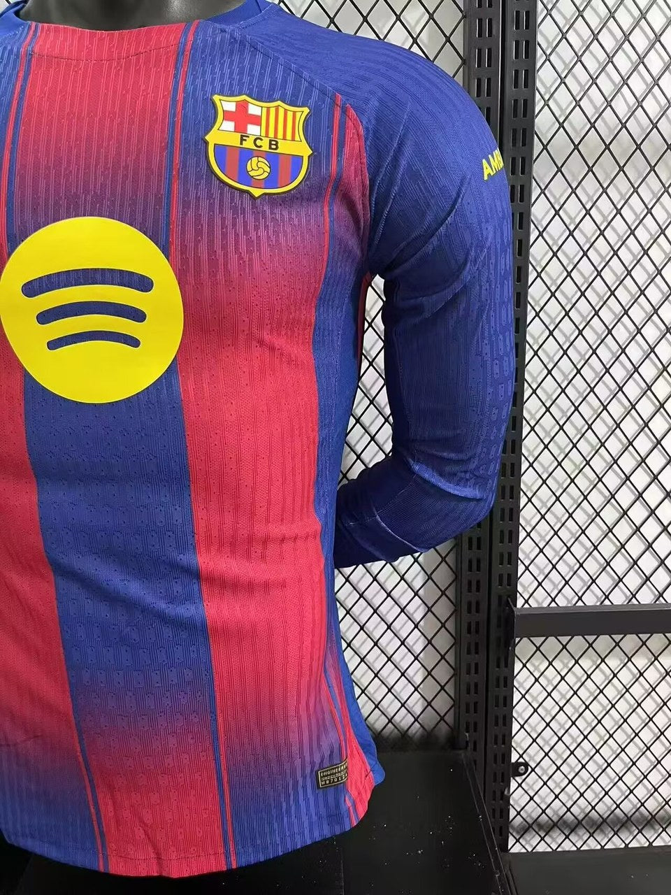 Barcelona Home Long Sleeve Player Football Jersey 2025/2026