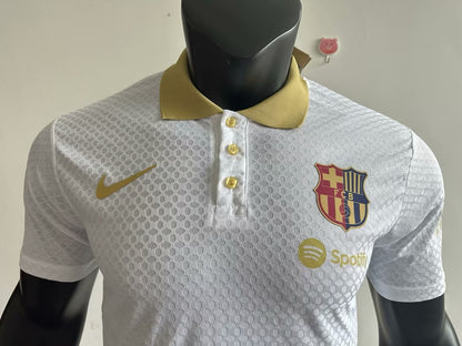Barcelona Training Clothes White Player Football Jersey 2025/2026
