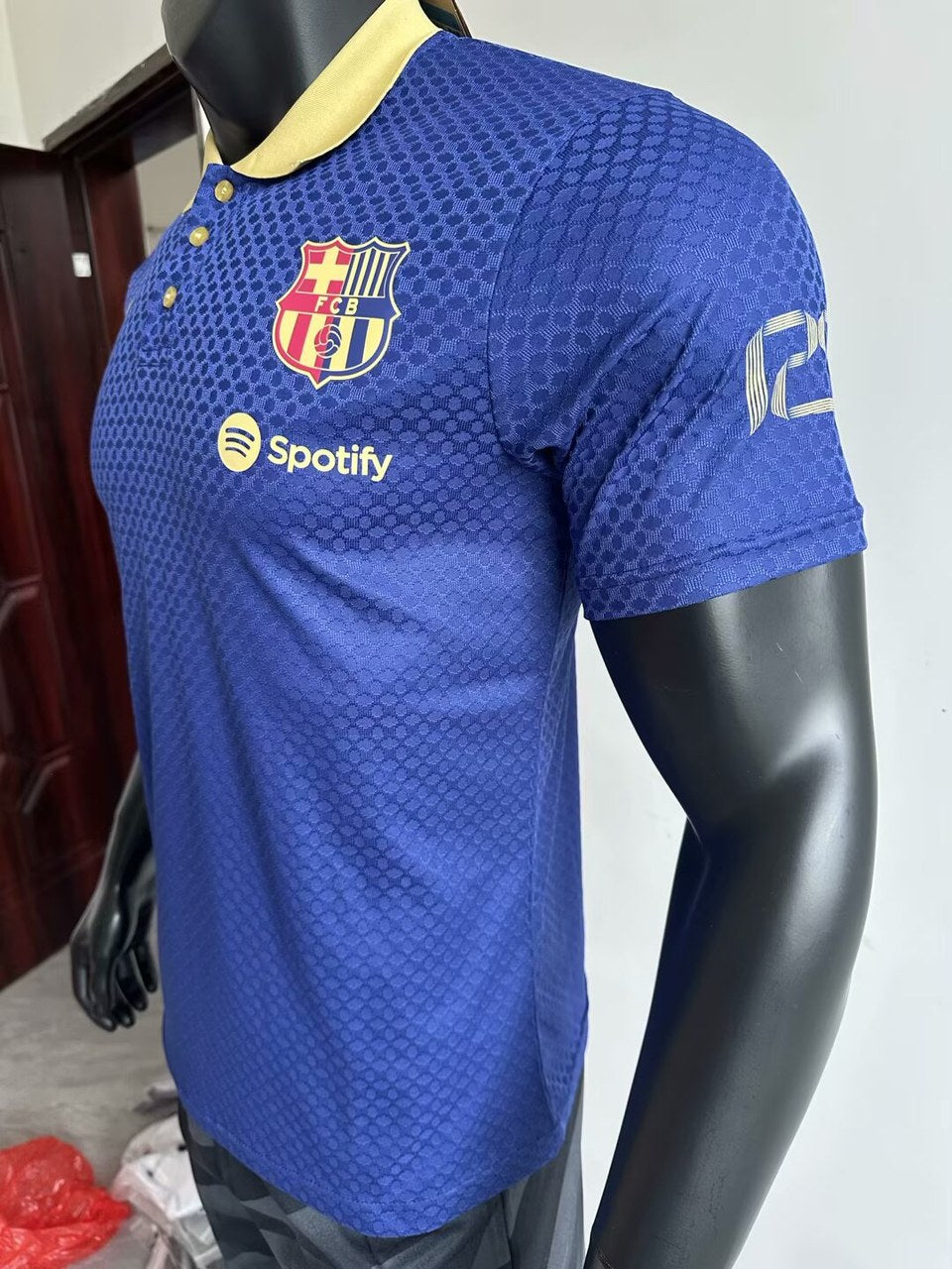 Barcelona Training Clothes Blue Player Football Jersey 2025/2026