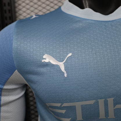 Manchester City Long Sleeve Home Player Football Jersey 2026/2027