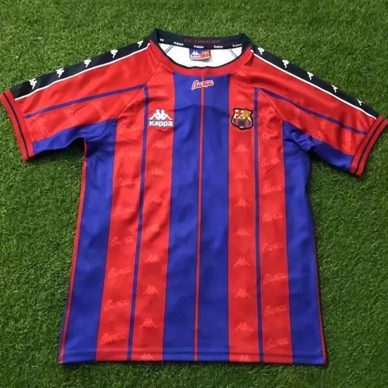 Retro Barcelona Home Football Jersey 1997/1998