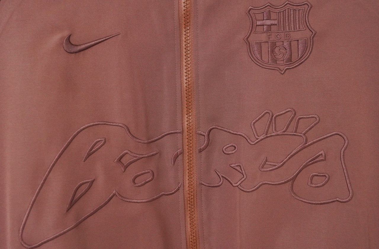 Barcelona Windbreaker Coffee Football Jersey 2025/2026
