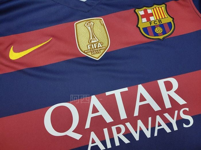 Retro Barcelona Home Football Jersey 2015/2016
