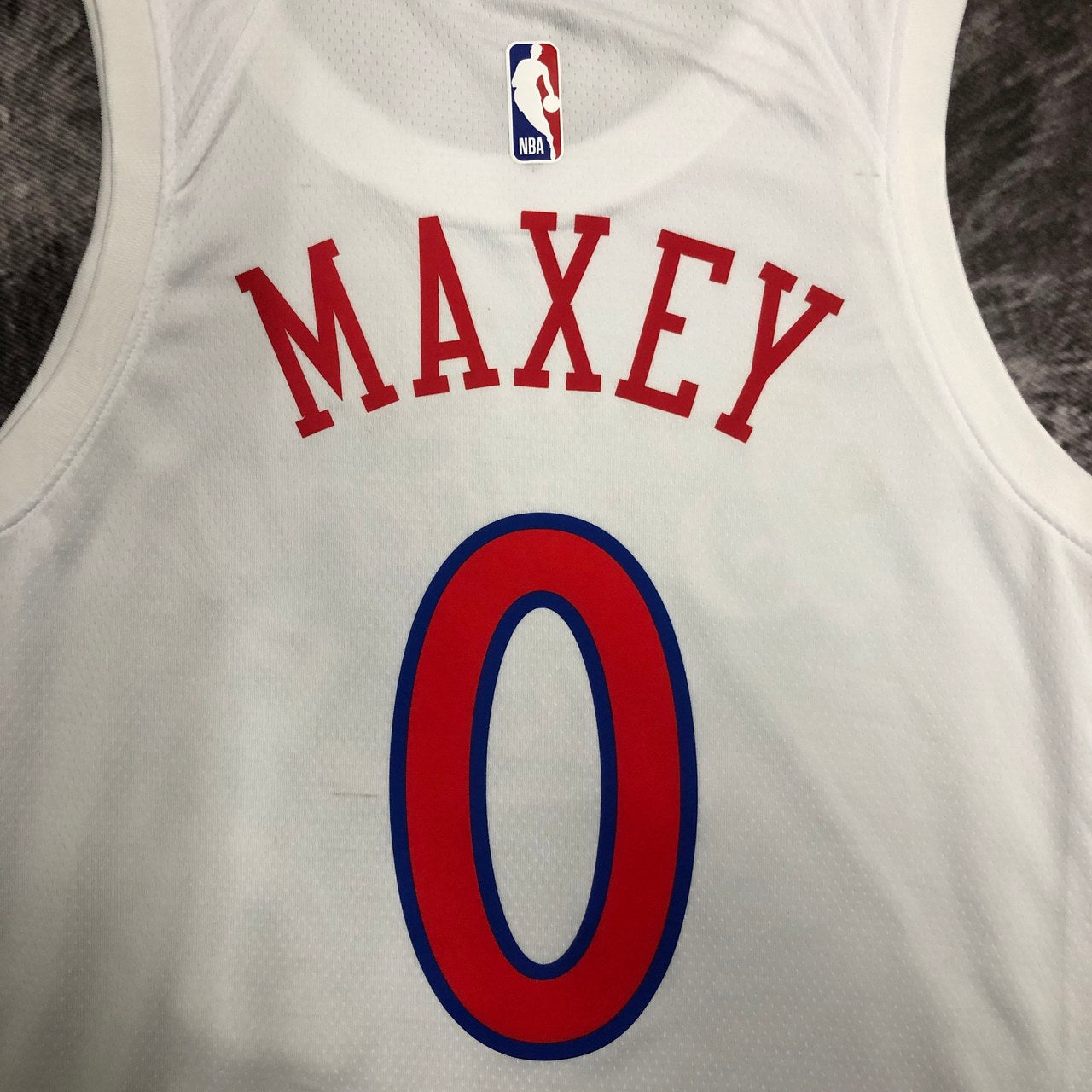 Philadelphia 76Ers City Edition White #0 MAXEY NBA Season Jerseys 2023