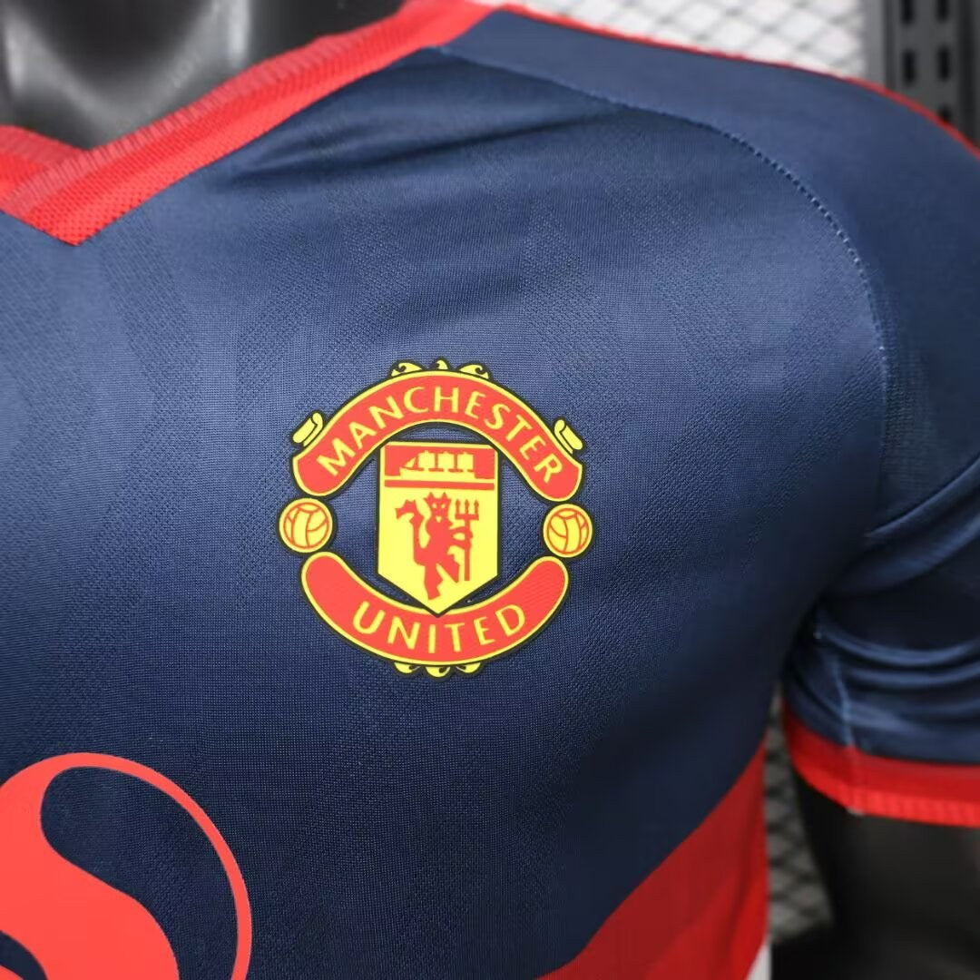 Manchester United White Blue Special Edition Player Football Jersey 2026/2027