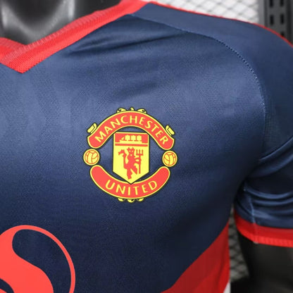 Manchester United White Blue Special Edition Player Football Jersey 2026/2027