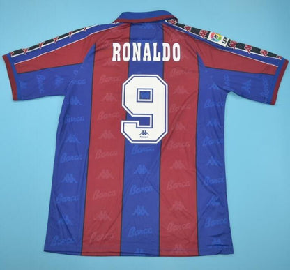 Retro Barcelona Stadium Long Sleeve Football Jersey 1996/1997
