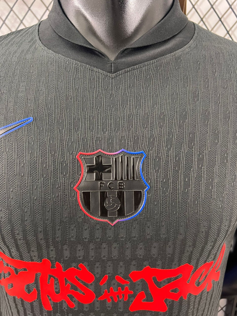 Barcelona Away Travis Scott Co Branded Version Special Edition Player Football Jersey 2025/2026