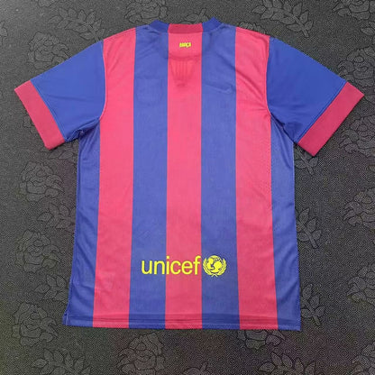 Retro Barcelona Home Kits Suit Football Jersey 2014/2015